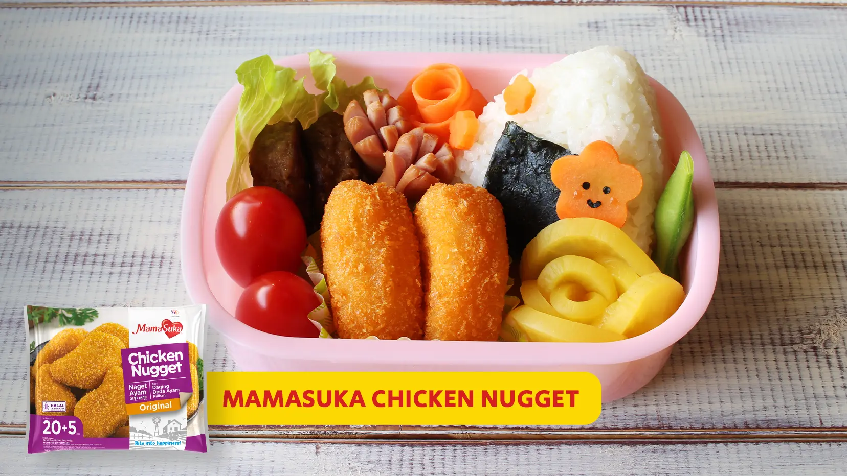 Resep Nasi Bento Unik dan Lucu untuk Bekal Sekolah Anak