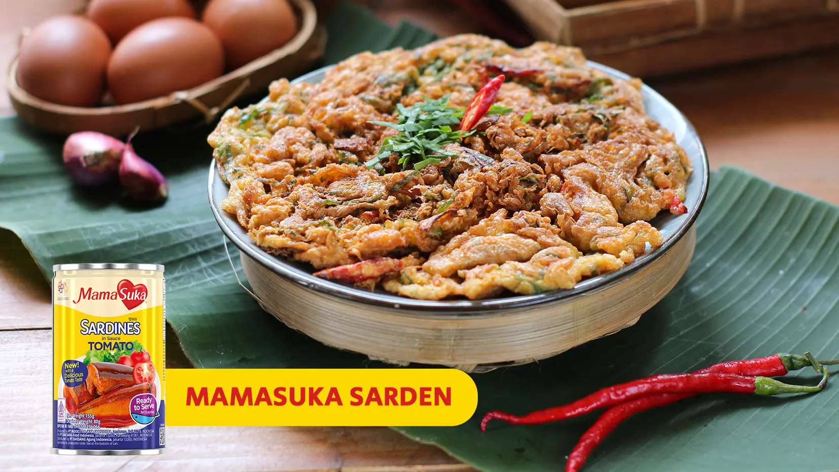 Resep Telur Dadar Sarden, Simpel Tapi Enaknya Nagih