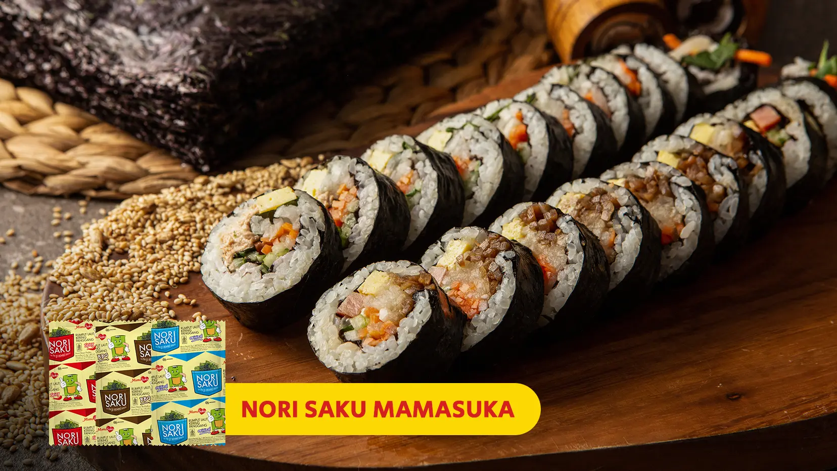 7 Kreasi Makanan dengan Rumput Laut Nori
